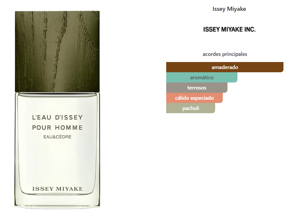 ISSEY MIYAKE EAU & CÈDRE