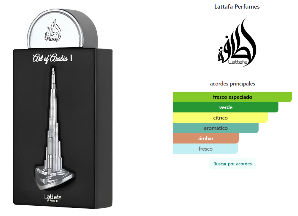 LATTAFA: ART OF ARABIA I