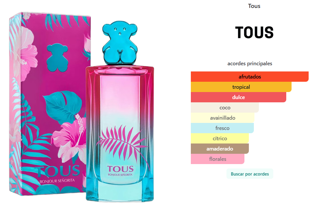 TOUS: BONJOUR SEÑORITA