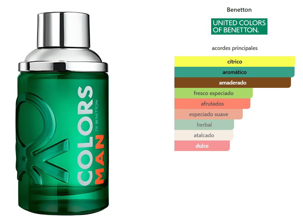 COLORS DE BENETTON GREEN