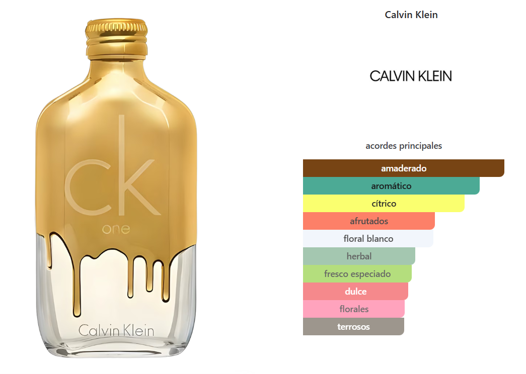 CK ONE GOLD